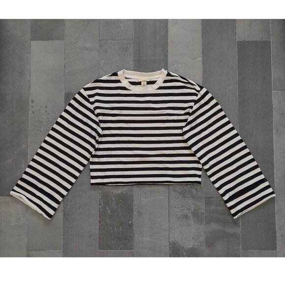 NWOT H&M striped cotton top - S - Picture 2 of 8